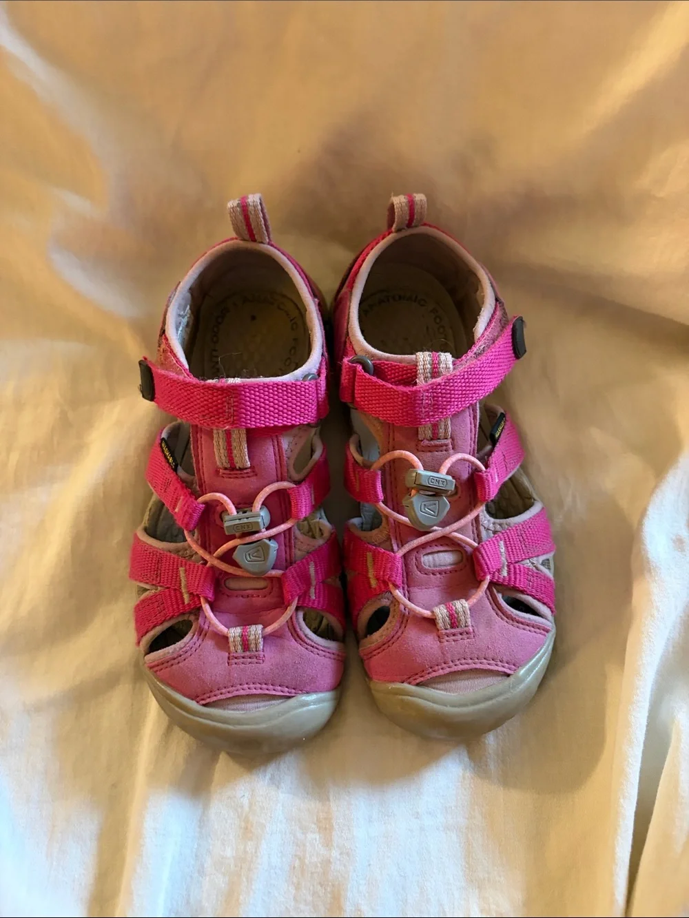 Keen Kids Pink Outdoor Closed-Toe Sandals
